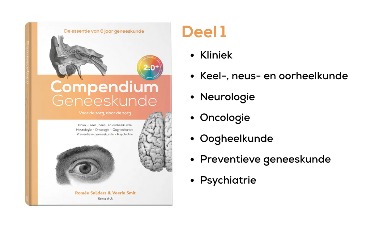 Compendium Geneeskunde, NIEUWE EDITIE zesdelige reeks - R. Snijders