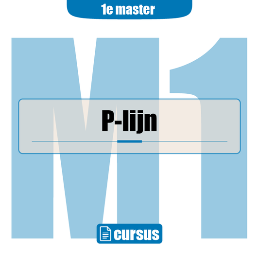 1e master: P-lijn (radio)