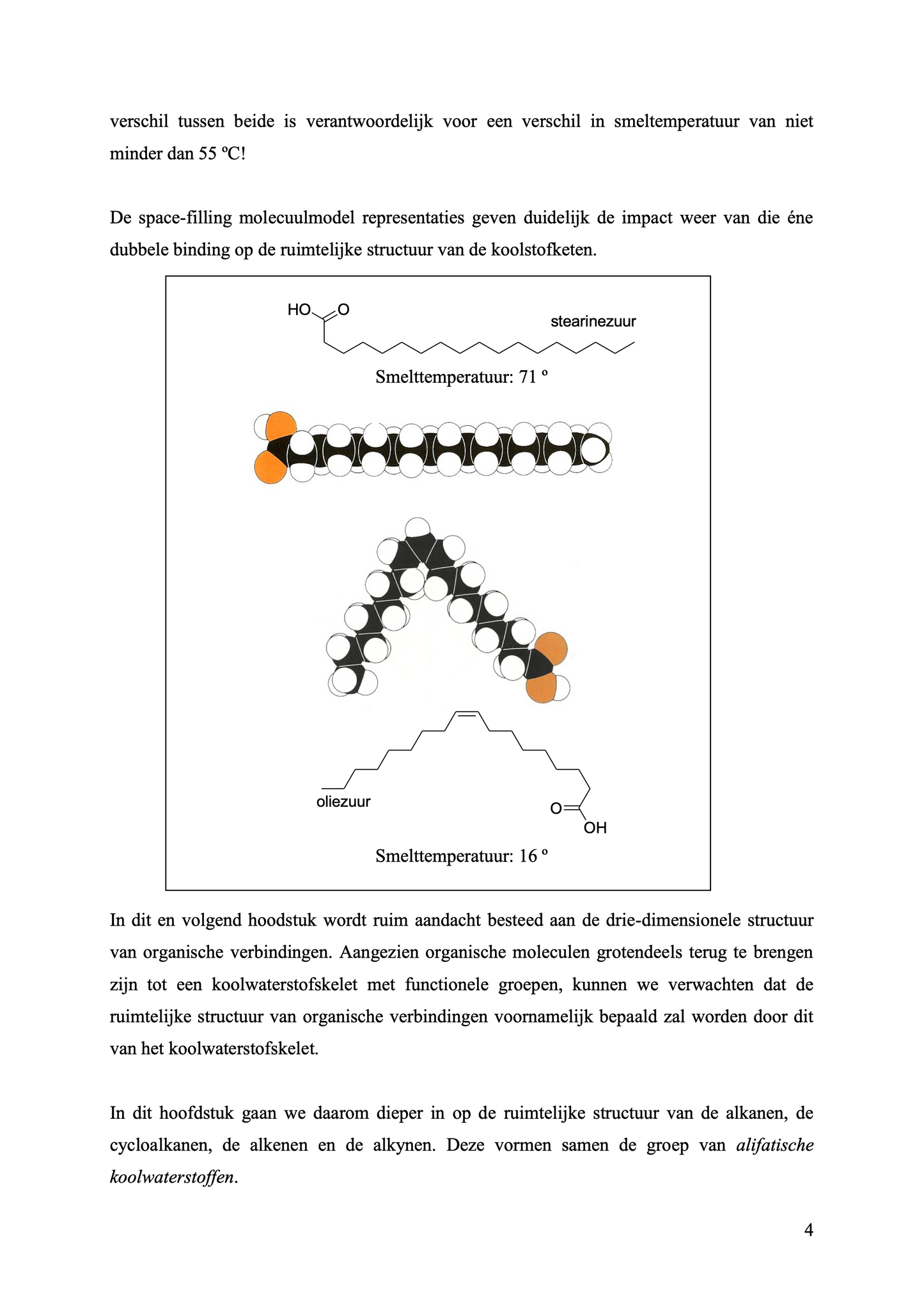 1e bachelor: Cel I (organische chemie)