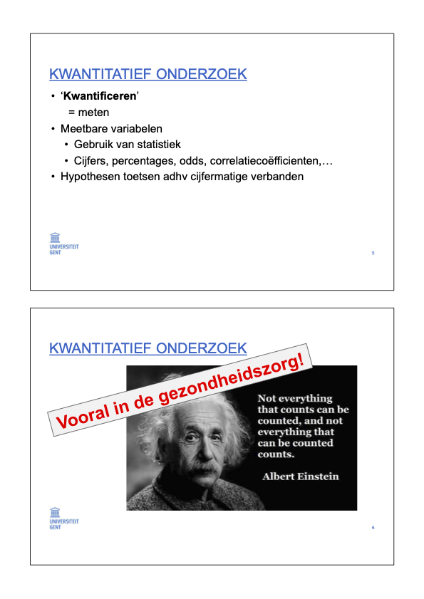 1e Bachelor: P-lijn (methodologie)